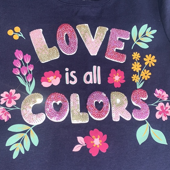 NWT Isaac Mizrahi LOVE Navy Blue Top Sequins 5/6 - Picture 2 of 8